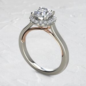 Modern-Two-Tone-Lab-Created-Round-Halo-Lab-Diamond-white-gold-Ring-ring