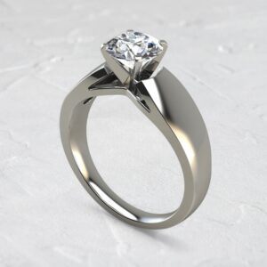 classic-wide-band-solitaire-round-moissanite-white-gold-ring-sarlyn