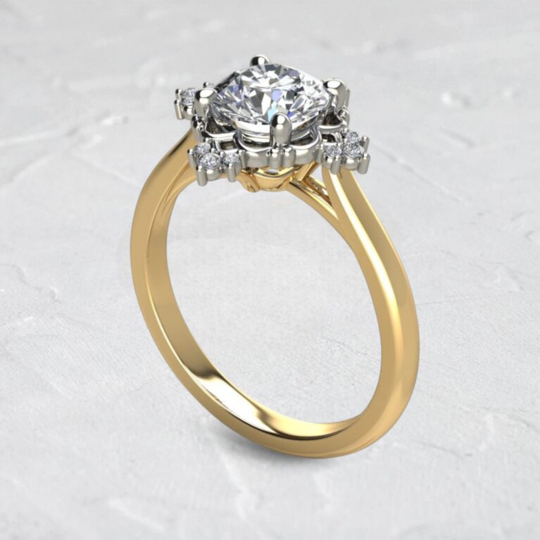 lab-created-diamond-round-cut-vintage-halo-solitaire-ring