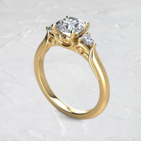 lab-created-round-classic-vintage-three-stone-diamond-ring-sarlyn