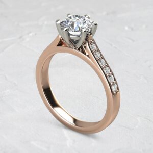 lab-created-round-cut-diamond-6-prong-cathedral-engagement-ring