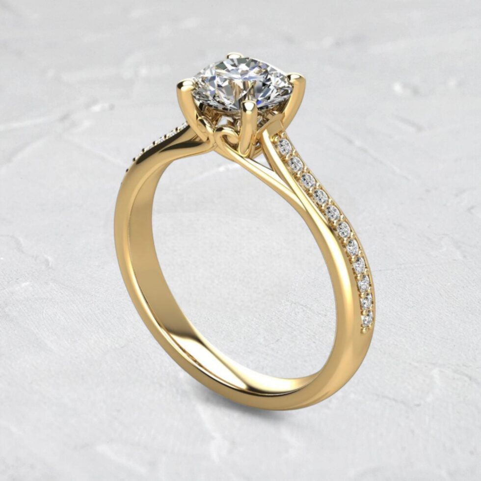 lab-created-round-cut-diamond-curly-prong-engagement-ring-sarlyn