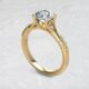 lab-created-round-cut-diamond-solitaire-vintage-engagement-ring