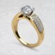 lab-created-round-cut-diamond-wide-band-three-row-engagement-ring