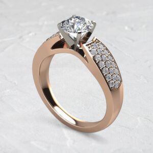 lab-created-round-cut-diamond-wide-band-three-row-engagement-ring