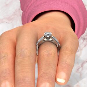 lab-created-round-cut-diamond-wide-band-three-row-engagement-ring