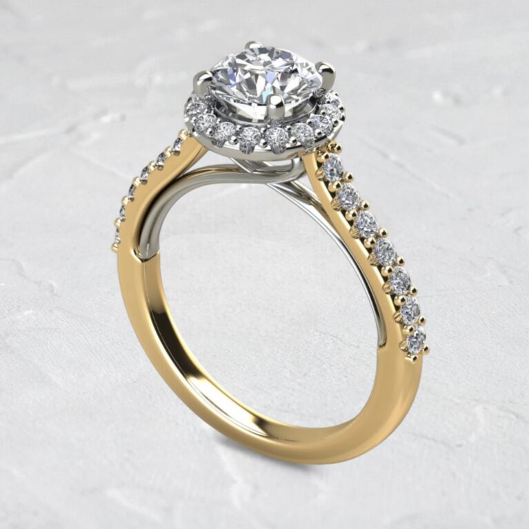 lab-created-round-cut-heart-two-tone-halo-diamond-ring-sarlyn