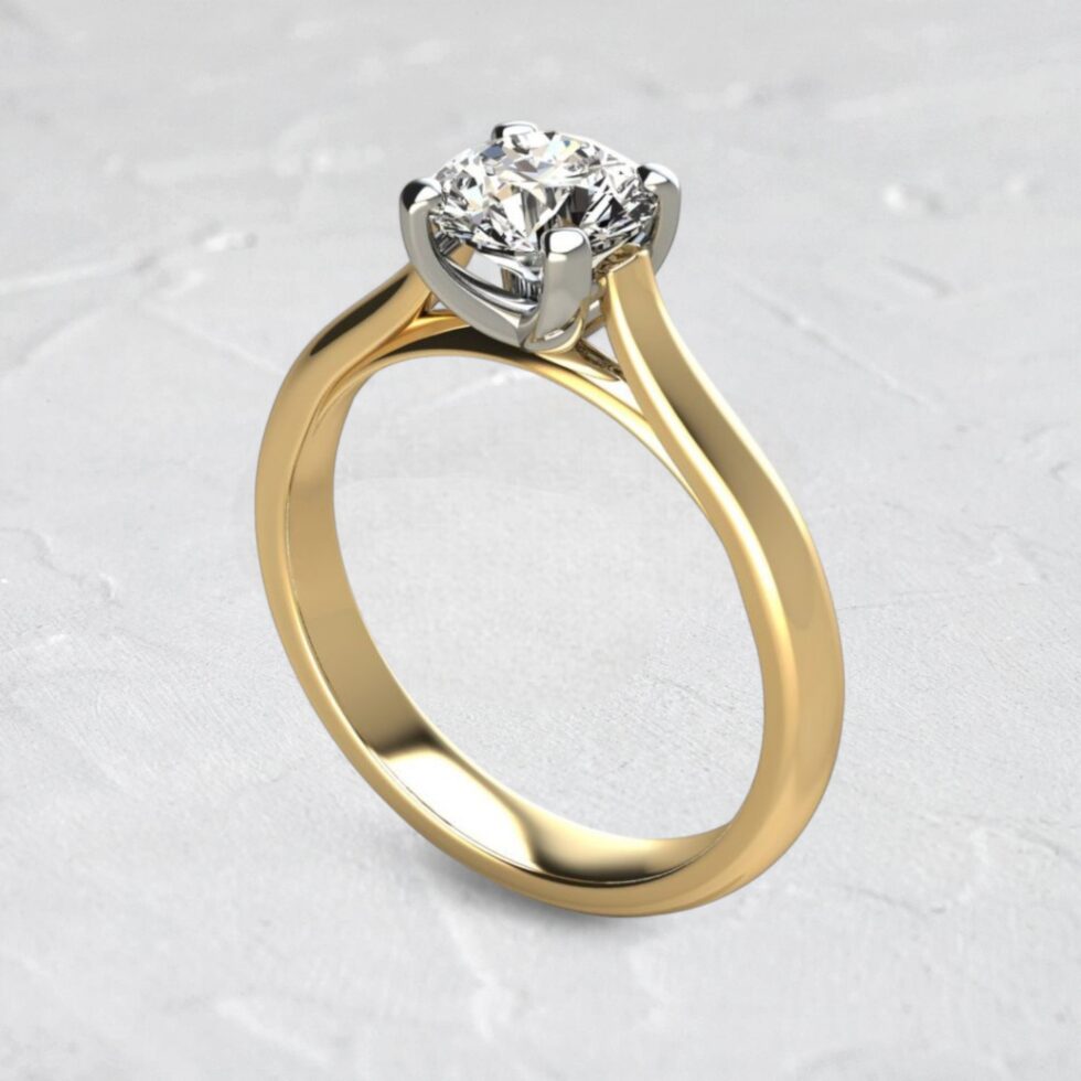 solitaire-round-cut-tall-cathedral-moissanite-engagement-ring
