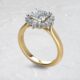 princess-cut-moissanite-graduated-cathedral-halo-engagement-sarlyn