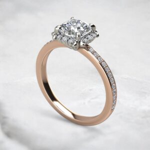 botanic-cushion-cut-floral-halo-moissanite-engagement-ring-rose-gold-sarlyn
