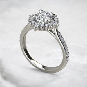 geeky-graduated-halo-cushion-cut-moissanite-engagement-ring-white-gold-sarlyn
