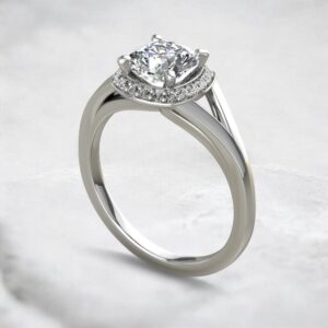 halo-split-shank-cushion-cut-moissanite-engagement-ring-white-gold-sarlyn