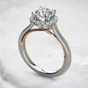 handmade-cushion-cut-two-tone-halo-moissanite-engagement-ring-white-gold-sarlyn
