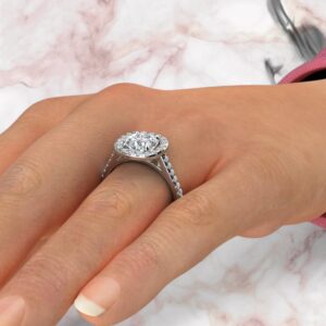poised-cushion-cut-floating-halo-moissanite-engagement-ring-sarlyn-model-4