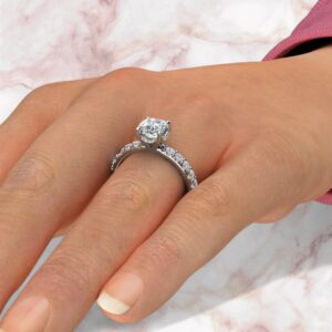 precious-cushion-cut-hidden-halo-moissanite-engagement-ring-sarlyn-model-1