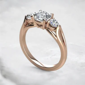 3-stone-moissanite-split-shank-cushion-cut-engagement-ring-rose-gold-sarlyn