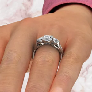 3-stone-moissanite-split-shank-cushion-cut-engagement-ring-sarlyn-model-3