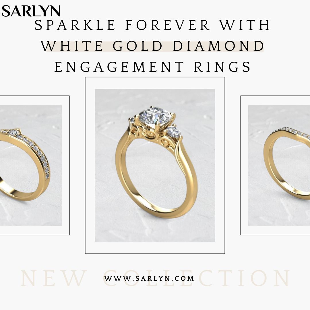 Sparkle Forever with White Gold Diamond Engagement Rings