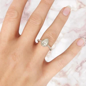 charming-pear-cut-bezel-moissanite-diamond-engagement-ring-sarlyn-model-2