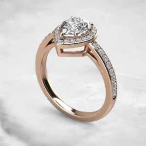 classic-halo-cathedral-pear-cut-moissanite-engagement-ring-rose-gold-sarlyn