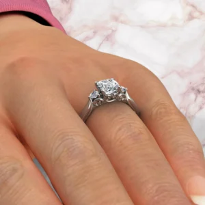 classic-three-stone-cushion-cut-moissanite-engagement-ring-sarlyn-model-2