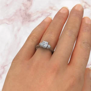 classic-three-stone-cushion-cut-moissanite-engagement-ring-sarlyn-model-4