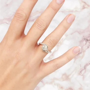 pear-cut-moissanite-diamond-wrapped-engagement-ring-sarlyn-model-1