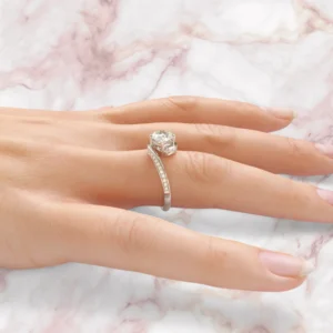 pear-cut-moissanite-diamond-wrapped-engagement-ring-sarlyn-model-2