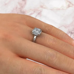 princess-cut-solitaire-engagement-floral-halo-moissanite-ring-sarlyn-model-2