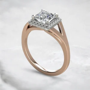princess-cut-split-shank-halo-moissanite-engagement-ring-rose-gold-sarlyn
