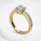 Moissanite-Large-Band-Oval-Cut-Engagement-Gold-Ring -sarlyn-2