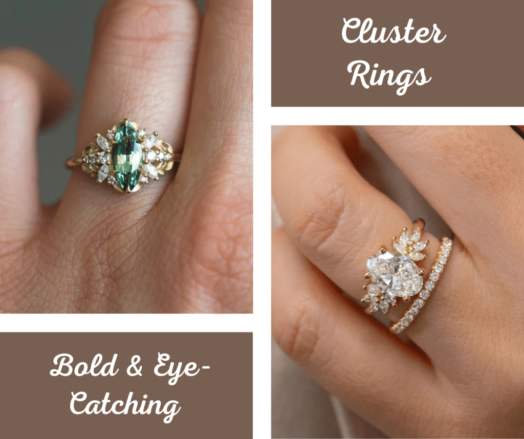 how-to-choose-women’s-gold-engagement-rings-styles-trends-buying-tips-sarlyn-cluster-ring