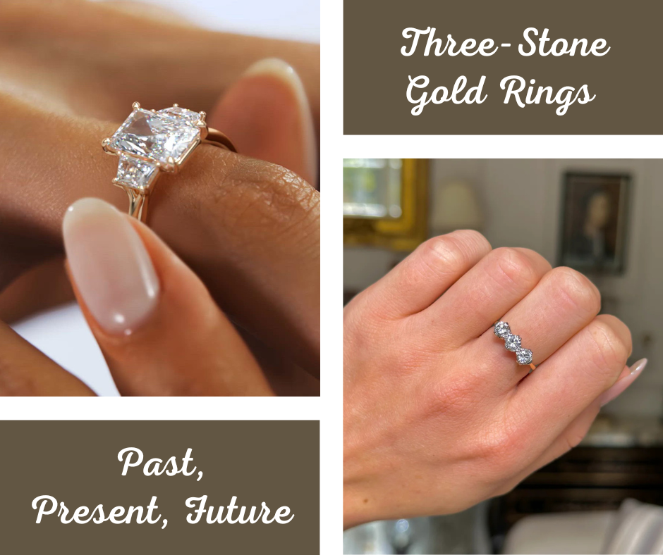 how-to-choose-women’s-gold-engagement-rings-styles-trends-buying-tips-sarlyn-three-stone