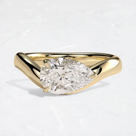2ct-pear-moissanite-solitaire-ring-twisted-band-design-sarlyn