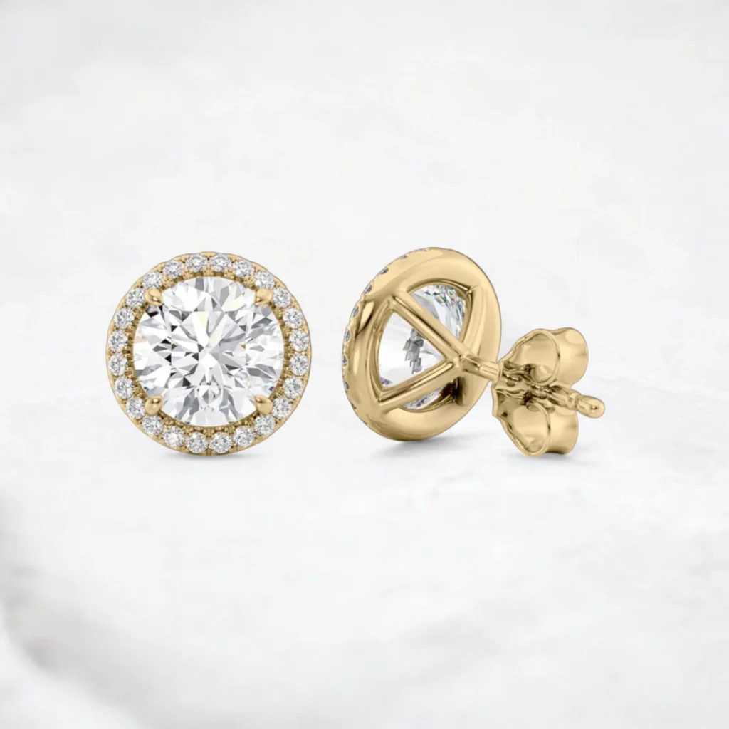 celestial-glow-round-halo-diamond-studs-earring-sarlyn-1