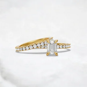 classic-emerald-cut-diamond-ring-set-with-vintage-charm-sarlyn-1