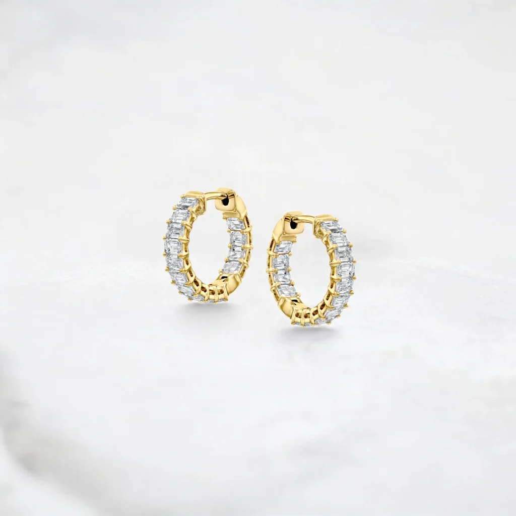 east-west-emerald-cut-diamond-eternity-hoop-earrings-sarlyn-1