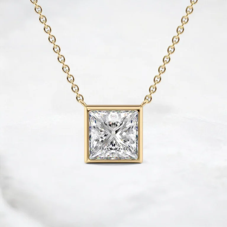 luxe-frame-2ct-princess-cut-bezel-moissanite-pendant-sarlyn-1