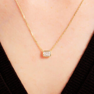 modern-halo-glow-radiant-cut-bezel-moissanite-necklace-sarlyn-7