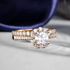 round-cut-moissanite-diamond-vintage-bridal-ring-set-sarlyn-7