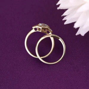 vintage-style-bridal-round-cut-diamond-ring-set-for-wedding-sarlyn-5