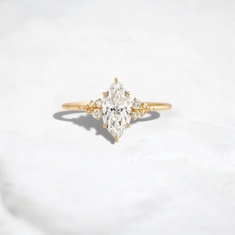 marquise-cut-moissanite-diamond-cluster-engagement-ring-sarlyn-1
