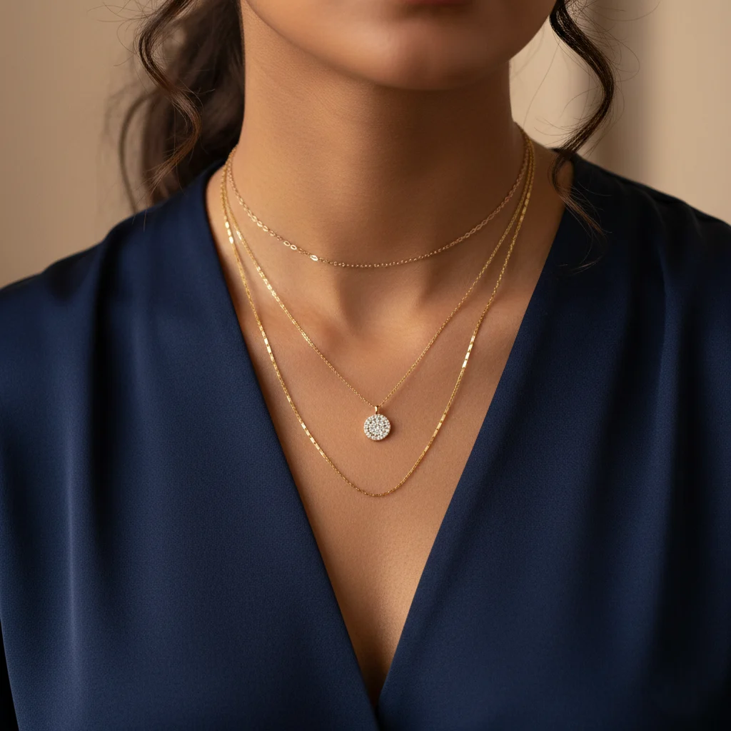 the-art-of-layering-gold-necklace-and-earrings-3