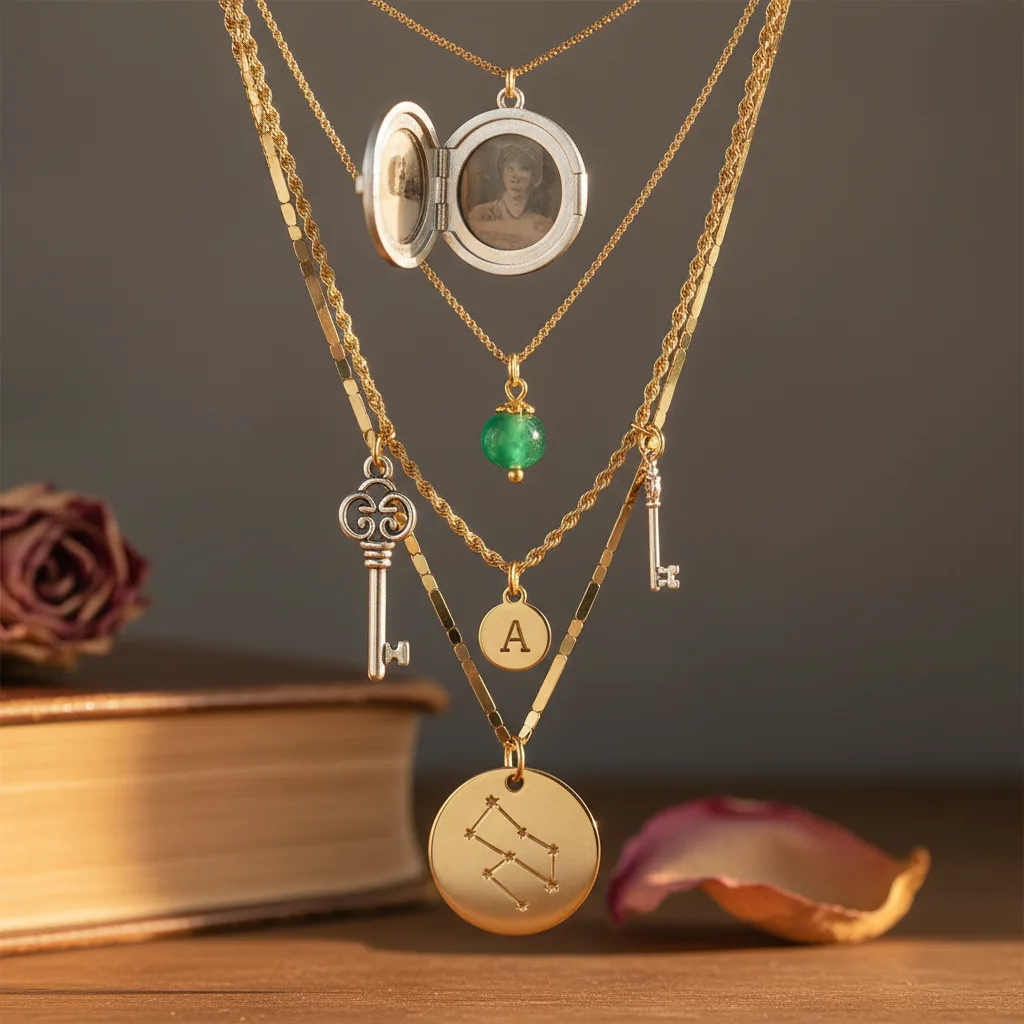 the-art-of-layering-gold-necklace-and-earrings-7