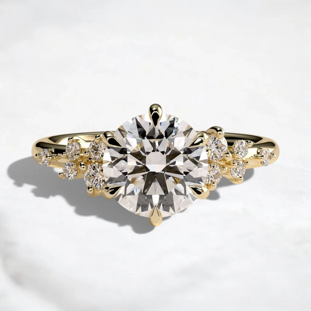 2ct-round-cut-cluster-diamond-engagement-ring-1