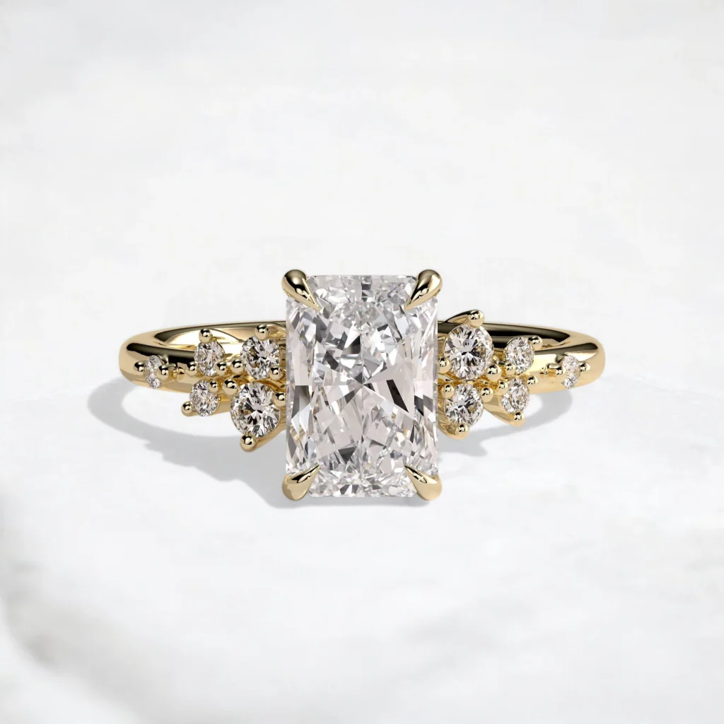 2ct-radiant-cut-cluster-diamond-engagement-ring-1