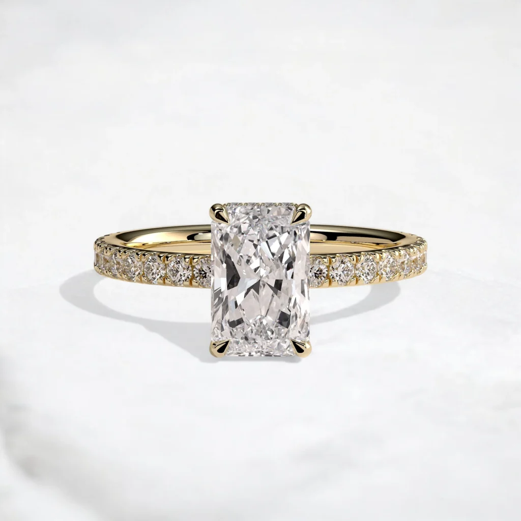 2ct-radiant-cut-hidden-halo-with-pave-band-engagement-ring-1