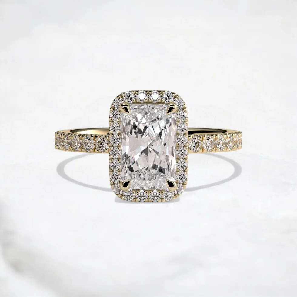 elegant-2ct-radiant-cut-halo-with-pave-band-engagement-ring-1