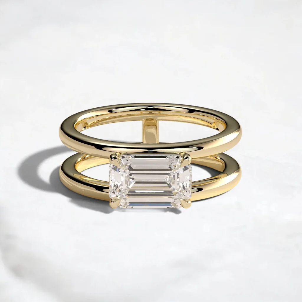 2ct-emerald-cut-east-wes--diamond-doubl--band-engagement-ring-1