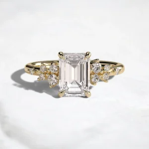 2ct-emerald-cut-moissanite-diamond-cluster-engagement-ring-1